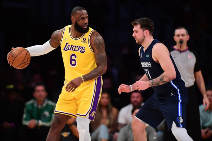 LeBron James, Los Angeles Lakers, Luka Doncic, Dallas Mavericks